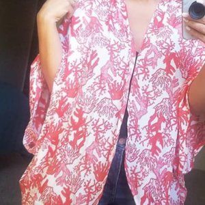 Coral Kimono